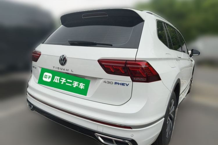 Used Volkswagen Tiguan L New Energy 2023 430 PHEV Plug-in Hybrid Flagship Edition Rear Right 45 Deg