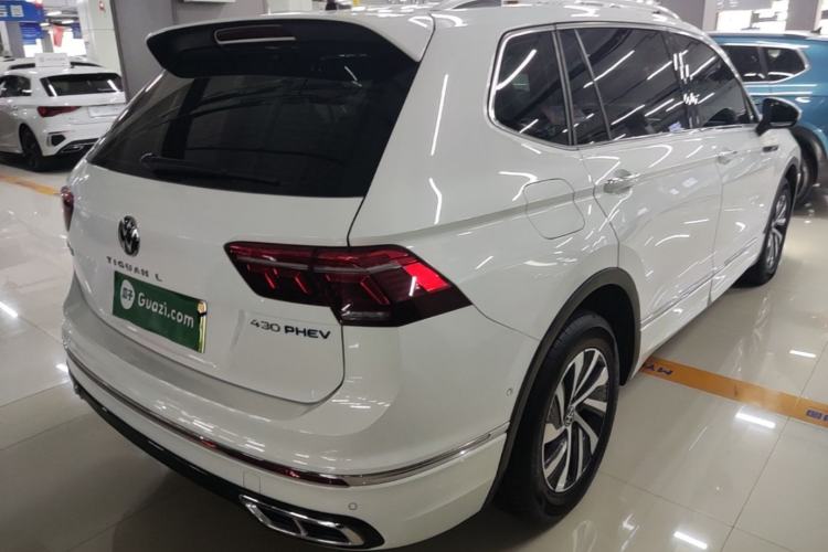 Used Volkswagen Tiguan L New Energy 2023 430 PHEV Plug-in Hybrid Flagship Edition Rear Right 45 Deg