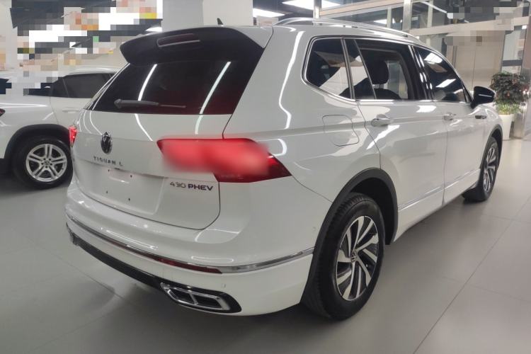 Used Volkswagen Tiguan L New Energy 2023 430 PHEV Plug-in Hybrid Flagship Edition Rear Right 45 Deg