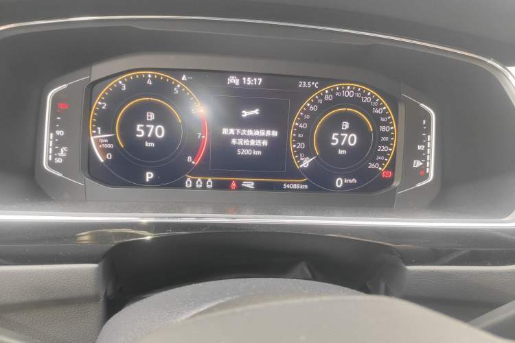 Used Volkswagen Tiguan X 2021 330TSI Two-Wheel Drive Enjoyment Version Odometer Close Up