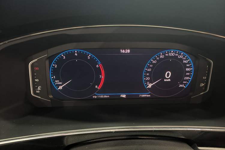 Used Volkswagen Tiguan X 2021 330TSI Two-Wheel-Drive Prestige Flagship Edition Odometer Close Up