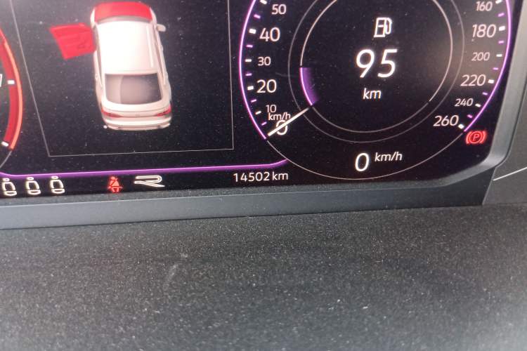Used Volkswagen Tiguan X 2023 330TSI Two-Wheel-Drive Prestige Flagship Edition Odometer Close Up