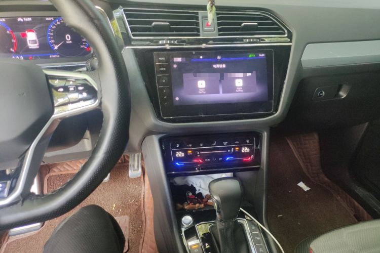 Used Volkswagen Tiguan X 2021 330TSI Two-Wheel-Drive Prestige Flagship Edition Audio And AC Panel