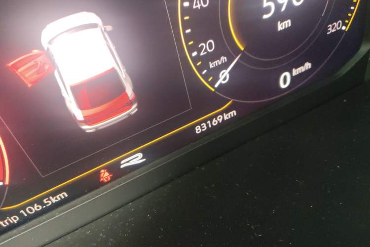 Used Volkswagen Tiguan X 2021 330TSI Two-Wheel-Drive Flagship Edition Odometer Close Up