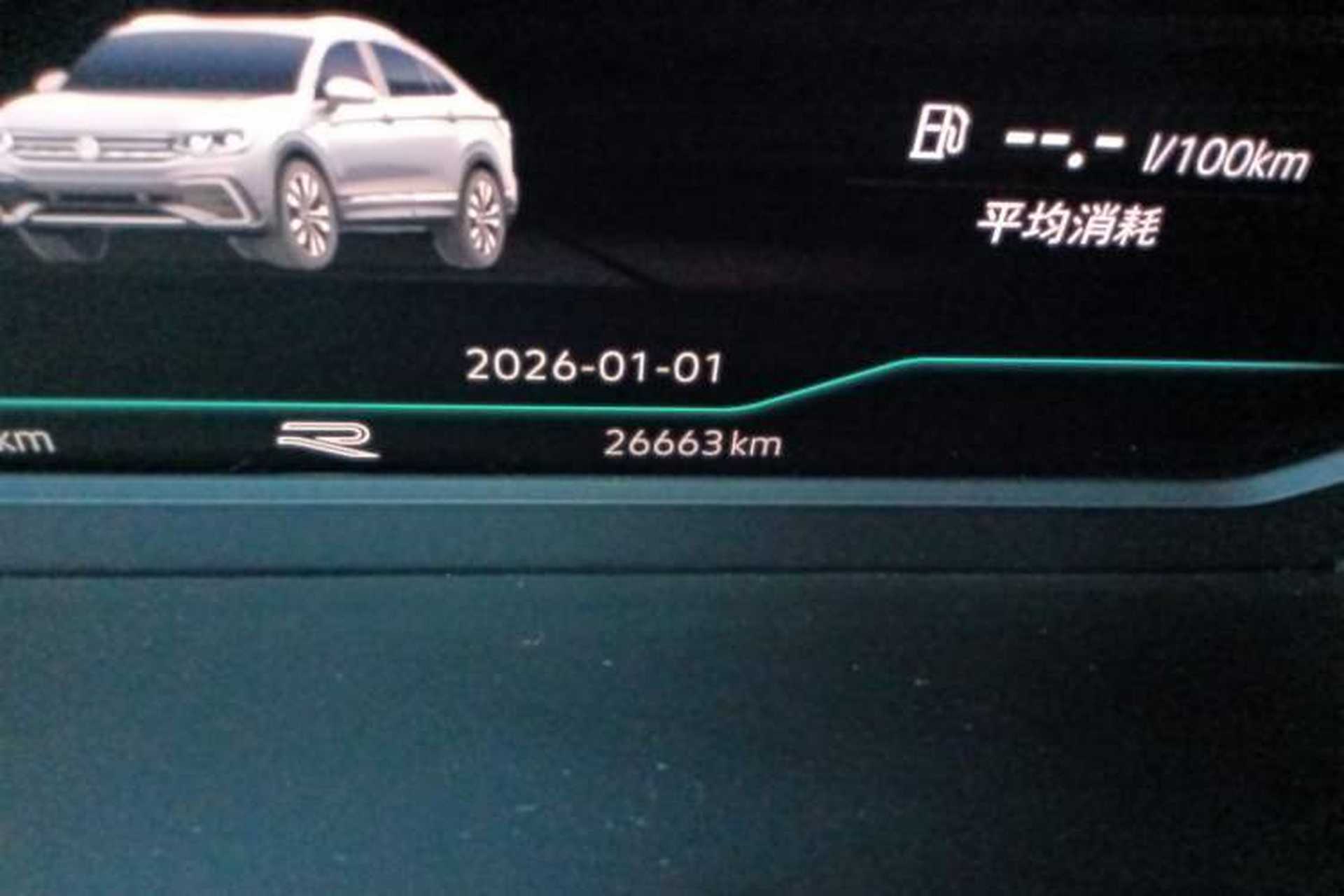 Used Volkswagen Tiguan X 2021 330TSI Two-Wheel-Drive Prestige Flagship Edition Odometer Close Up