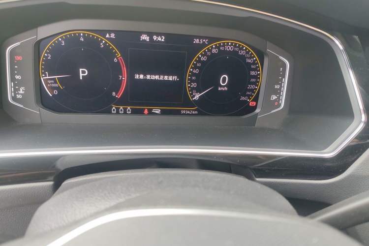 Used Volkswagen Tiguan X 2021 330TSI Two-Wheel-Drive Flagship Edition Odometer Close Up