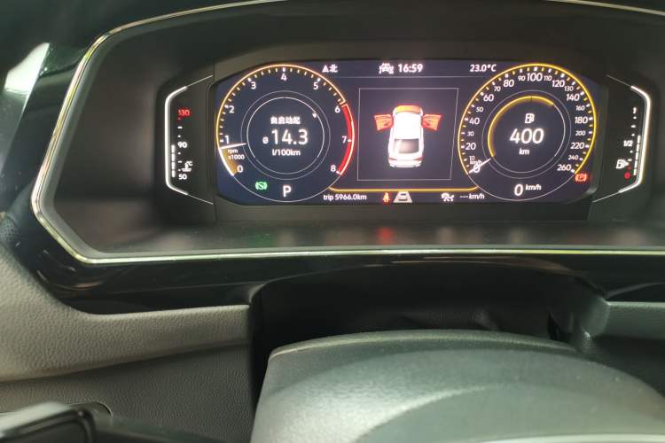 Used Volkswagen Tiguan X 2021 330TSI Two-Wheel-Drive Flagship Edition Odometer Close Up