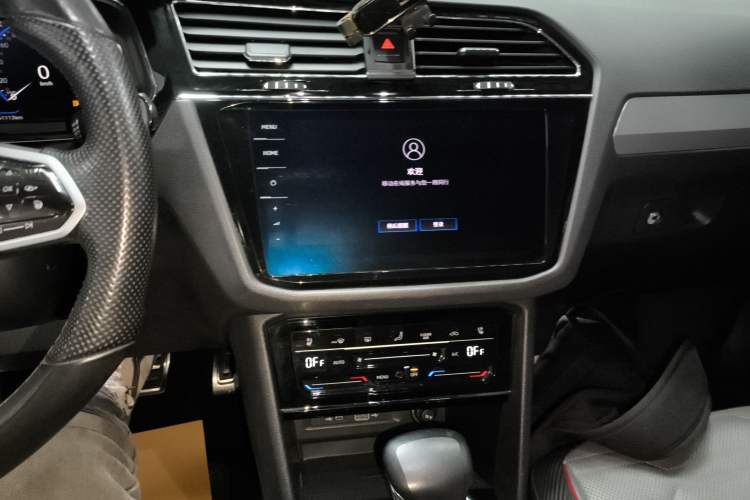 Used Volkswagen Tiguan X 2021 330TSI Two-Wheel-Drive Prestige Flagship Edition Audio And AC Panel