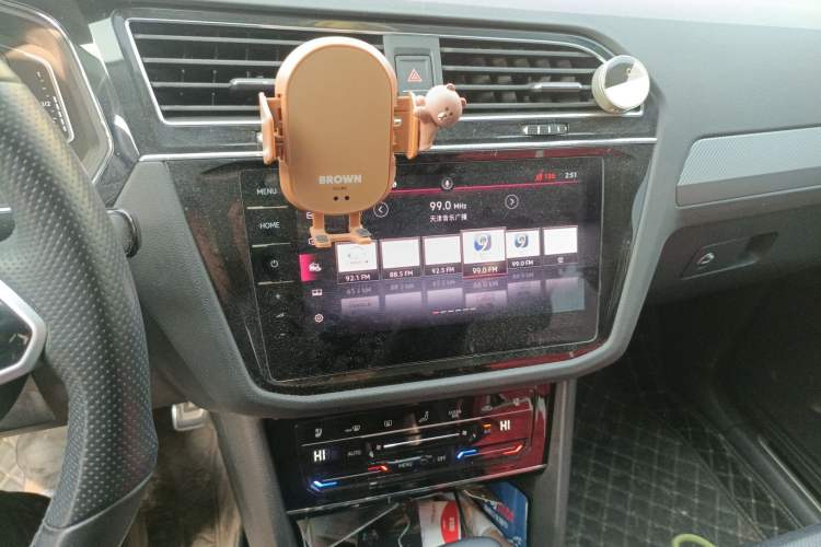 Used Volkswagen Tiguan X 2021 330TSI Two-Wheel-Drive Prestige Flagship Edition Audio And AC Panel