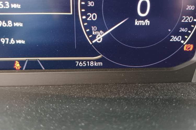 Used Volkswagen Tiguan X 2021 330TSI Two-Wheel-Drive Prestige Flagship Edition Odometer Close Up
