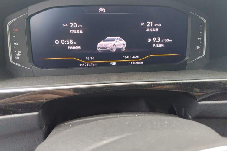 Used Volkswagen Tiguan X 2021 330TSI Two-Wheel-Drive Flagship Edition Odometer Close Up