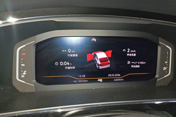 Used Volkswagen Tiguan X 2021 330TSI Two-Wheel-Drive Flagship Edition Instrument Cluster