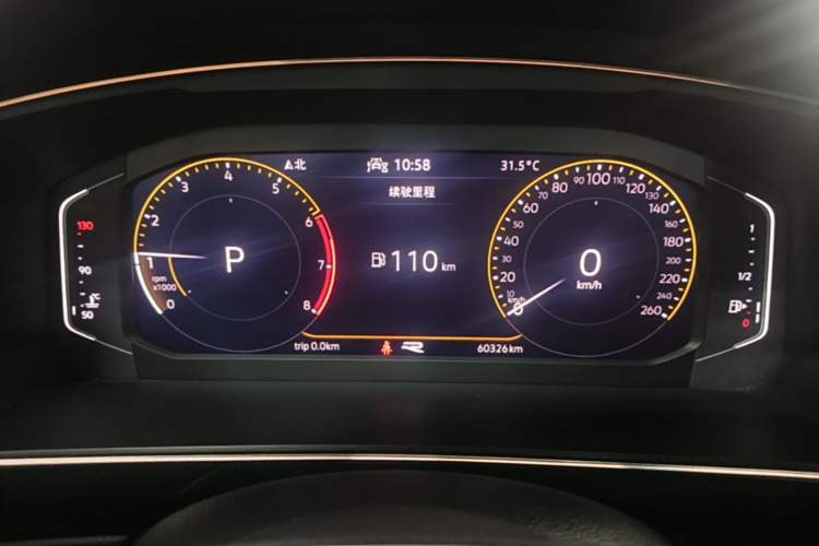 Used Volkswagen Tiguan X 2021 330TSI Two-Wheel Drive Enjoyment Version Instrument Cluster