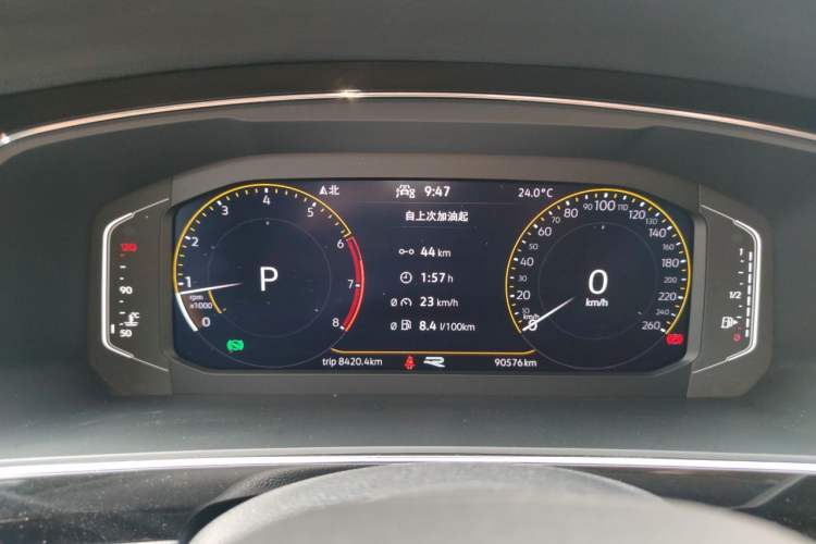Used Volkswagen Tiguan X 2021 330TSI Two-Wheel Drive Enjoyment Version Instrument Cluster