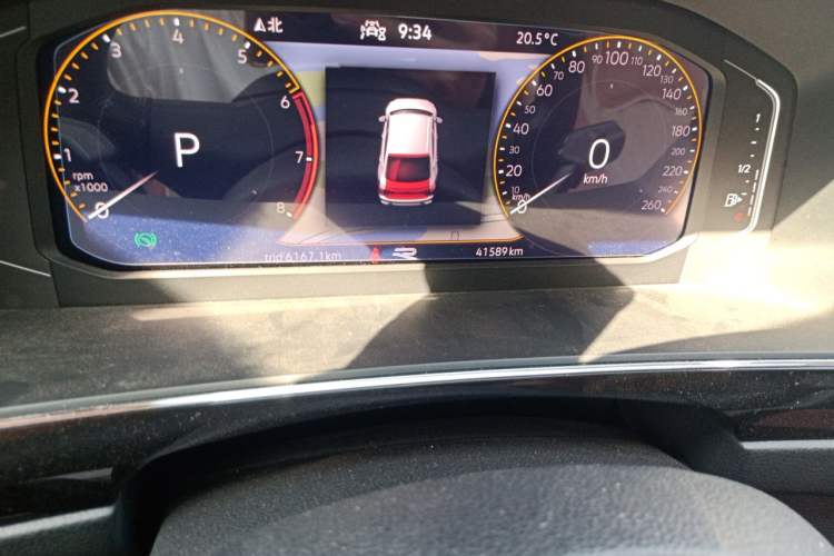 Used Volkswagen Tiguan X 2021 330TSI Two-Wheel-Drive Flagship Edition Odometer Close Up