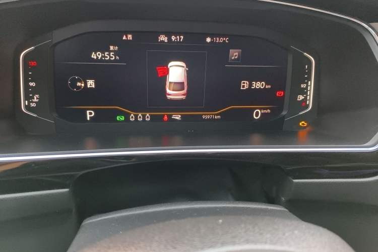 Used Volkswagen Tiguan X 2021 330TSI Two-Wheel Drive Enjoyment Version Odometer Close Up