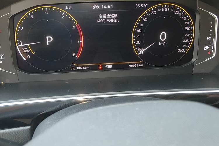 Used Volkswagen Tiguan X 2021 330TSI Two-Wheel-Drive Flagship Edition Odometer Close Up
