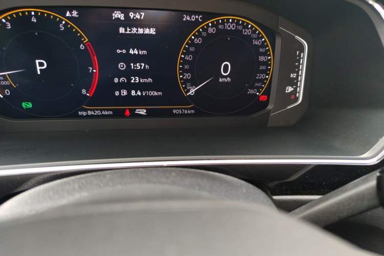 Used Volkswagen Tiguan X 2021 330TSI Two-Wheel Drive Enjoyment Version Odometer Close Up