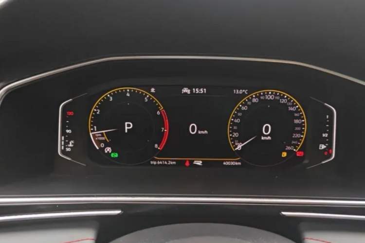 Used Volkswagen Tiguan X 2022 330TSI Two-Wheel-Drive Prestige Flagship Edition Odometer Close Up