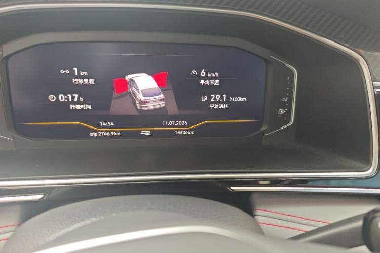 Used Volkswagen Tiguan X 2022 330TSI Two-Wheel-Drive Flagship Edition Odometer Close Up