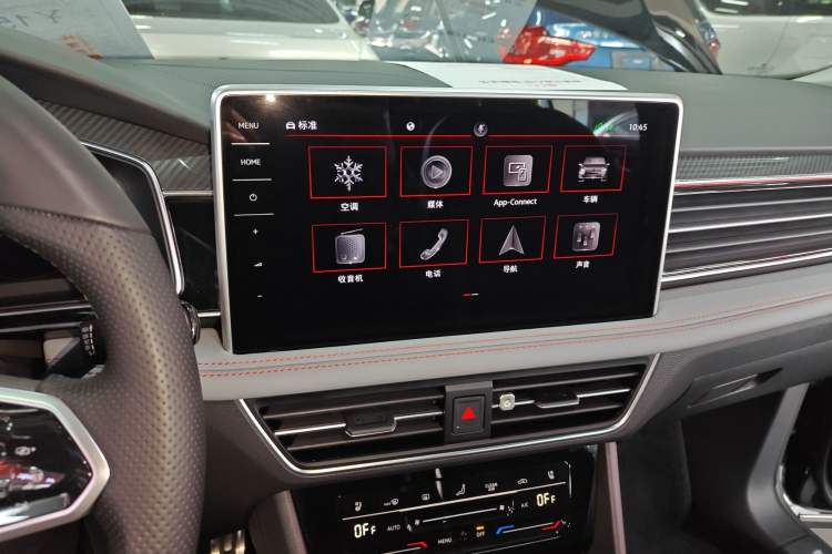Used Volkswagen Tiguan X 2023 380TSI Four-Wheel Drive Prestige Flagship Edition Audio And AC Panel
