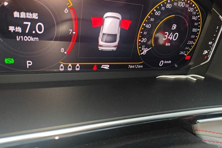 Used Volkswagen Tiguan X 2023 330TSI Two-Wheel-Drive Flagship Edition Odometer Close Up