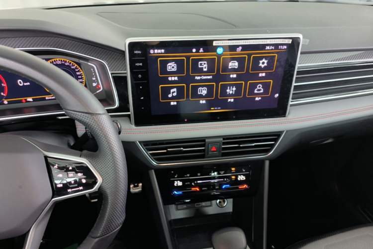 Used Volkswagen Tiguan X 2023 Revised Version 330TSI Two-Wheel-Drive Flagship Edition Audio And AC Panel