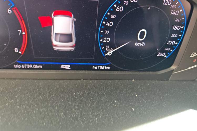 Used Volkswagen Tiguan X 2023 330TSI Two-Wheel-Drive Prestige Flagship Edition Odometer Close Up