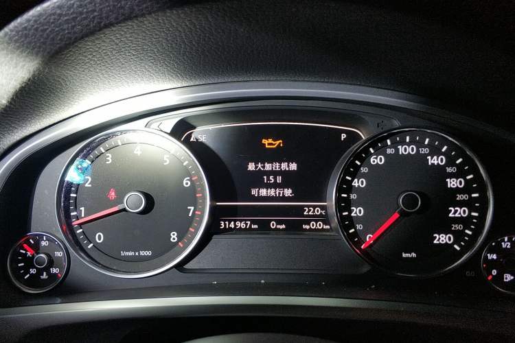 Used Volkswagen Touareg 2010 3.6 Limited Top-Trim Version Instrument Cluster