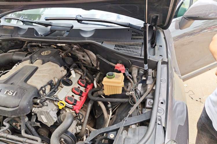 Used Volkswagen Touareg 2011 3.0 TSI Standard Version Engine Bay Left