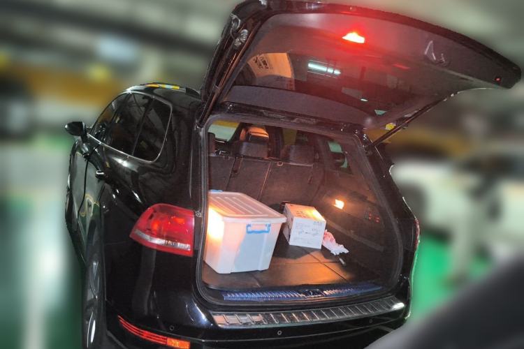 Used Volkswagen Touareg 2012 R-Line Luxury Model Trunk