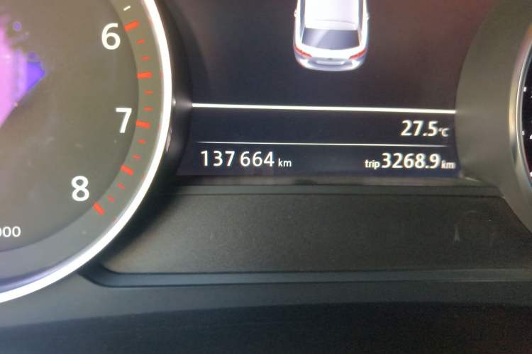 Used Volkswagen Touareg 2017 3.0 TSI Touareg Edition Odometer Close Up