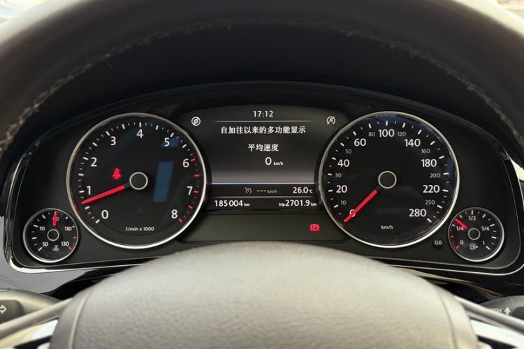 Used Volkswagen Touareg 2017 3.0 TSI Touareg Model Odometer Close Up
