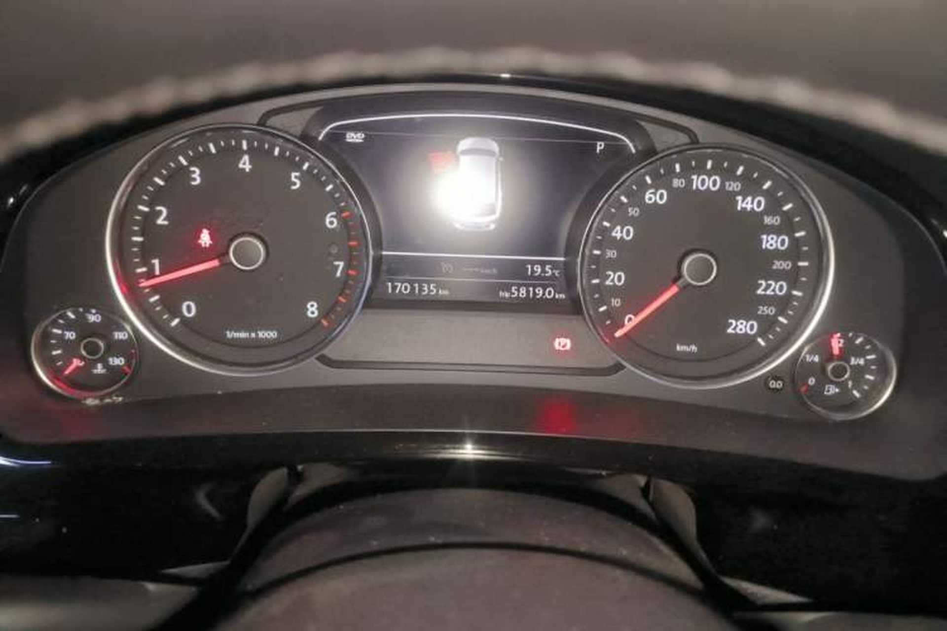 Used Volkswagen Touareg 2017 3.0 TSI Touareg Edition Odometer Close Up