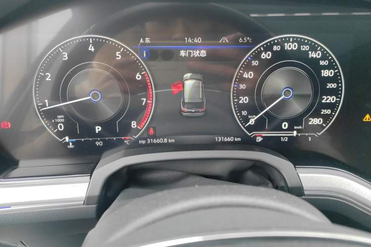 Used Volkswagen Touareg 2019 2.0TSI Ruiyi Edition China VI Standard Instrument Cluster