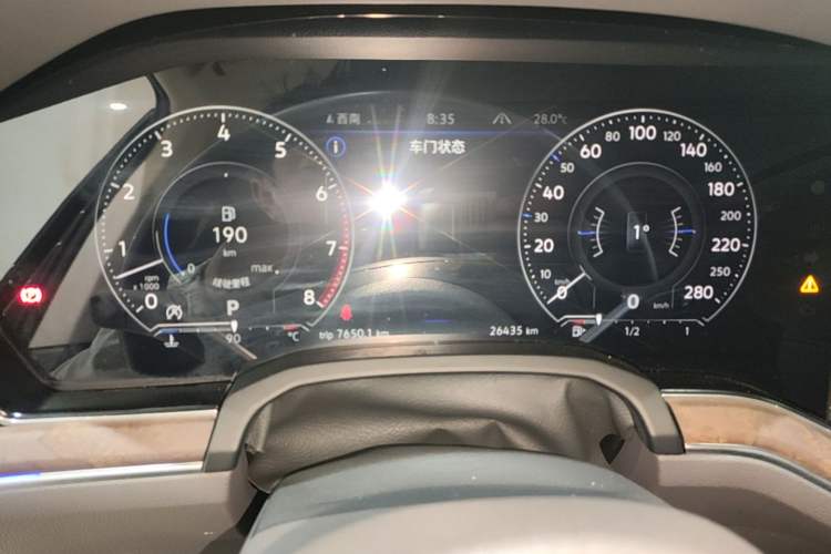 Used Volkswagen Touareg 2019 3.0 TSI RuiFeng Edition China VI Standard Instrument Cluster