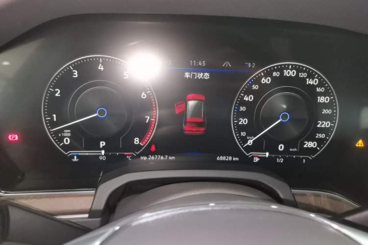 Used Volkswagen Touareg 2019 3.0 TSI RuiFeng Edition China VI Standard Instrument Cluster