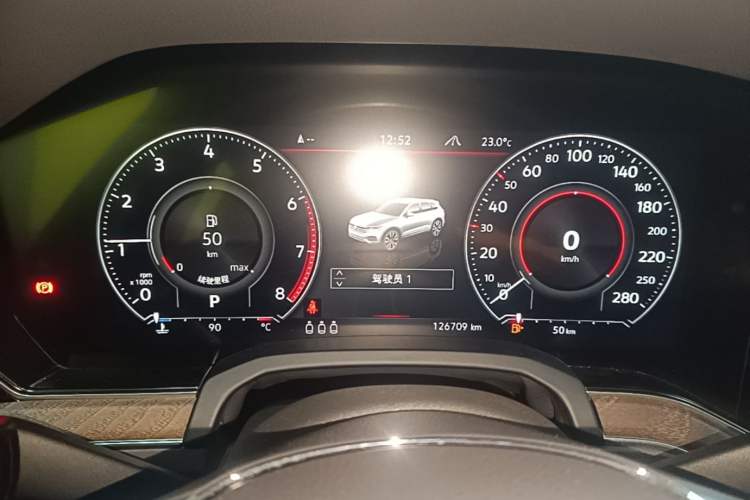 Used Volkswagen Touareg 2019 3.0 TSI RuiFeng Edition China VI Standard Instrument Cluster