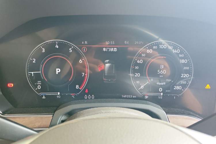 Used Volkswagen Touareg 2019 2.0TSI Ruiyi Edition China VI Standard Instrument Cluster