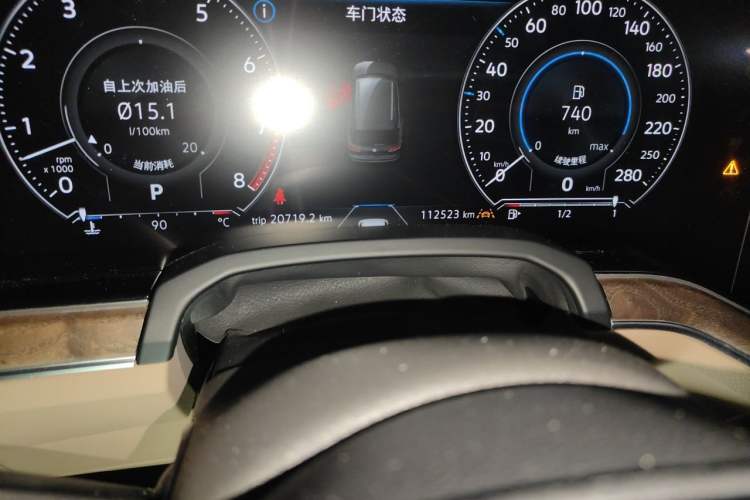 Used Volkswagen Touareg 2019 3.0 TSI Advanced Version China V Standard Odometer Close Up