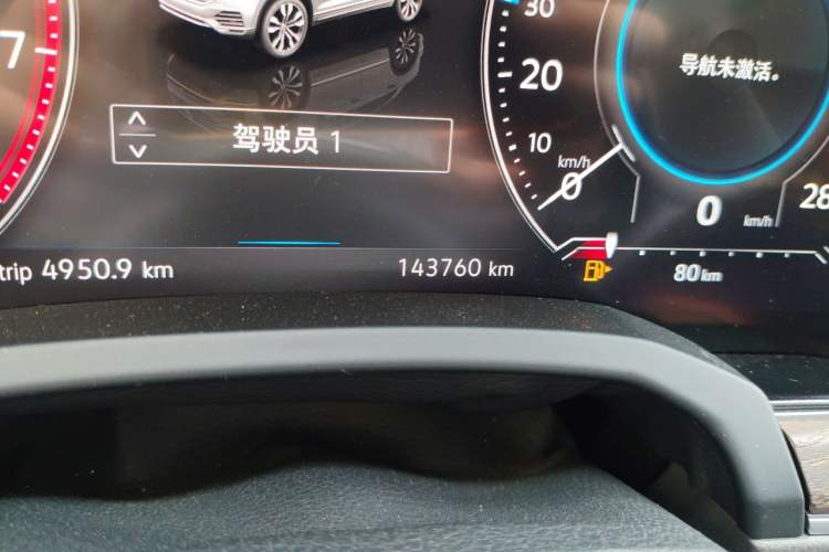 Used Volkswagen Touareg 2019 3.0 TSI RuiFeng Edition China V Standard Odometer Close Up