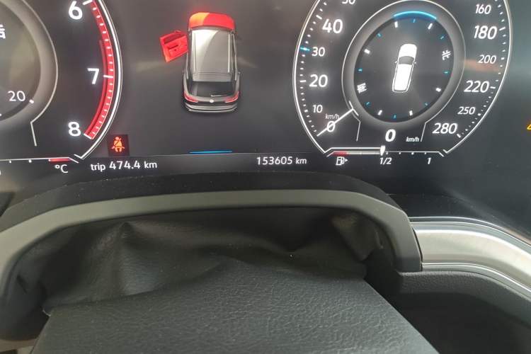 Used Volkswagen Touareg 2019 3.0 TSI RuiFeng Edition China VI Standard Odometer Close Up