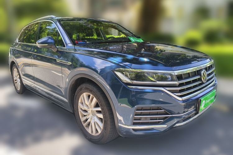 Used Volkswagen Touareg 2019 2.0TSI Ruiyi Edition China VI Standard Front Right 45 Deg