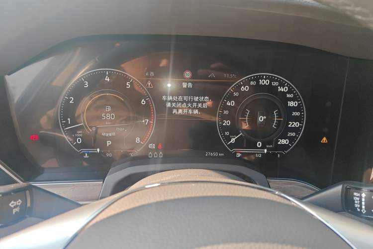 Used Volkswagen Touareg 2019 3.0 TSI RuiFeng Edition China VI Standard Instrument Cluster