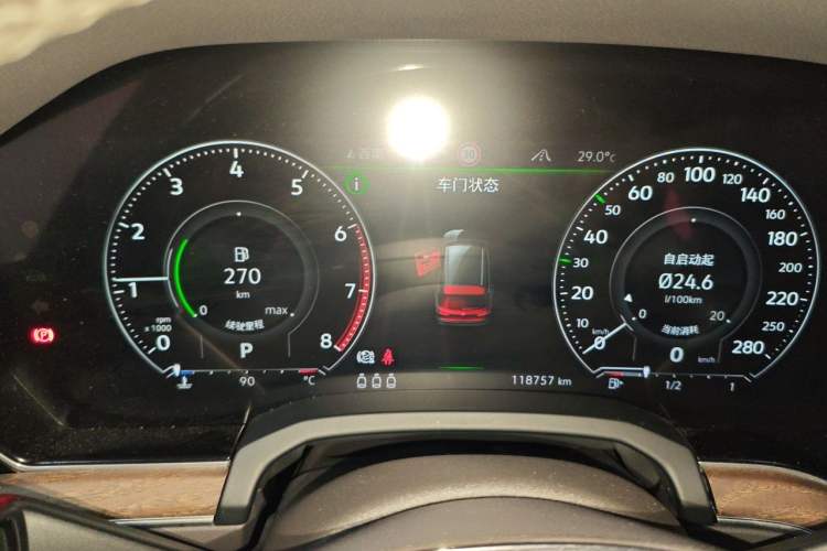 Used Volkswagen Touareg 2019 3.0 TSI RuiFeng Edition China VI Standard Instrument Cluster