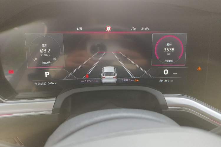 Used Volkswagen Touareg 2019 2.0 TSI Ruiyi Edition China V Standard Instrument Cluster