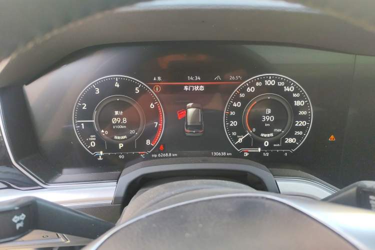 Used Volkswagen Touareg 2019 2.0TSI Ruiyi Edition China VI Standard Instrument Cluster