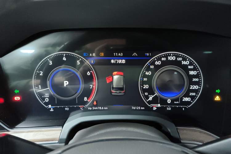 Used Volkswagen Touareg 2019 3.0 TSI RuiFeng Edition China VI Standard Instrument Cluster