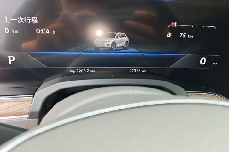 Used Volkswagen Touareg 2019 3.0 TSI RuiFeng Edition China V Standard Odometer Close Up