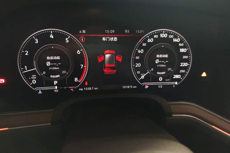Used Volkswagen Touareg 2019 2.0TSI Ruiyi Edition China VI Standard Instrument Cluster